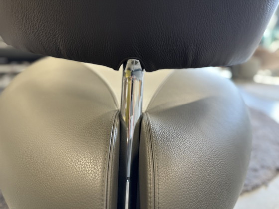 Image 1 of Sillón Leolux Pallone Senso Cuero Marrón Verde 