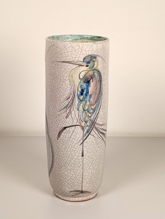 Image 1 of Vase with herons