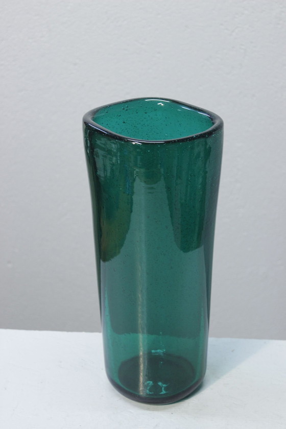 Image 1 of Arne Jon Jutrem & Hadeland Norway - Large Vase Greenland Series Norway 1950S