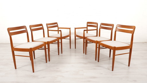 6 X Dining Chair | Bramin | H.W. Klein | Teak | Model 382