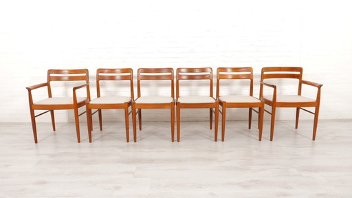 6 X Dining Chair | Bramin | H.W. Klein | Teak | Model 382