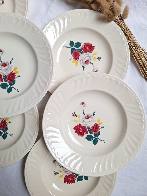Vintage soup plates