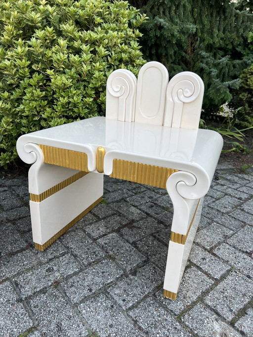 2x Art Deco side tables