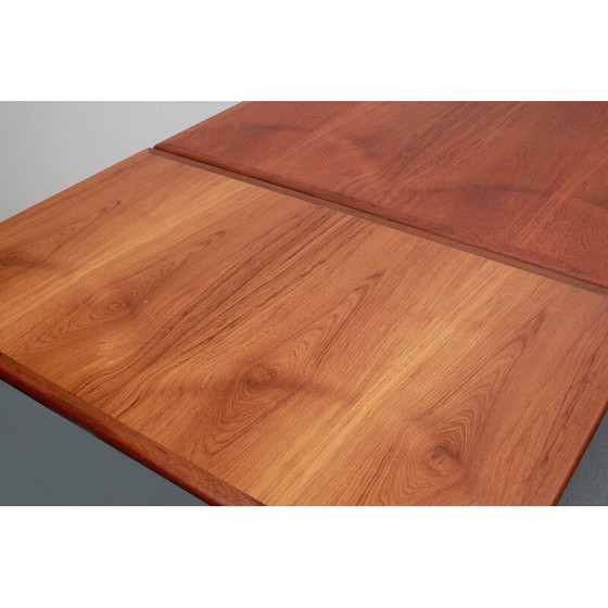 Image 1 of Vintage extendible dining table in teak, 1960s