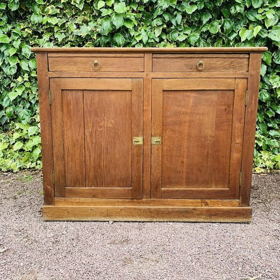 Image 1 of Vintage wooden chest of drawers with 3 drawers