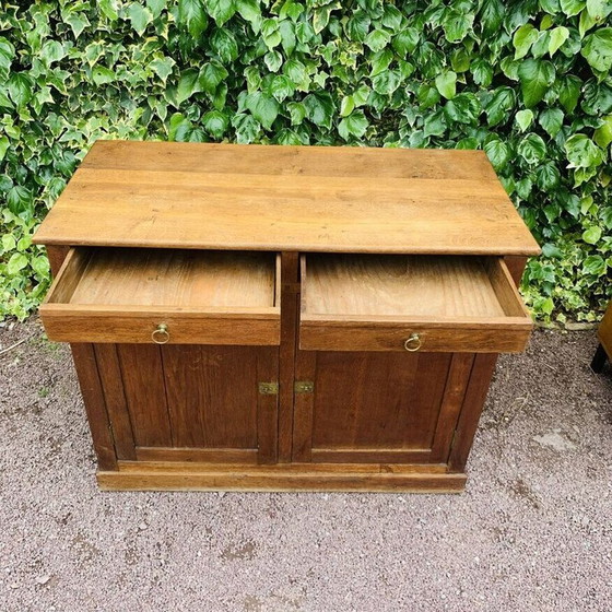 Image 1 of Vintage wooden chest of drawers with 3 drawers