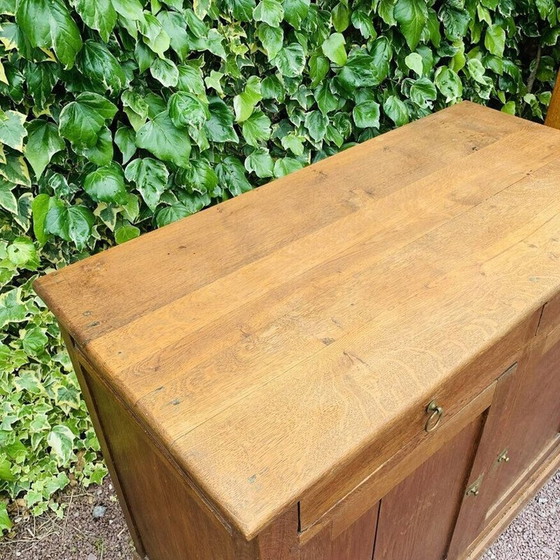 Image 1 of Vintage wooden chest of drawers with 3 drawers