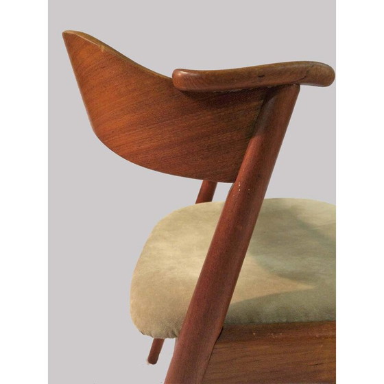 Image 1 of Set of 6 vintage Teak Dining Chairs Known 32, Danish 1960s