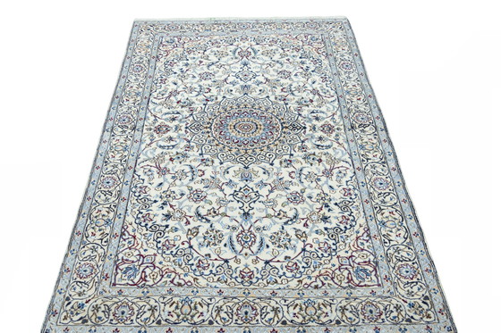 Image 1 of Hand-knotted Nain 9 La Carpet With Silk - 243 X 149 Cm