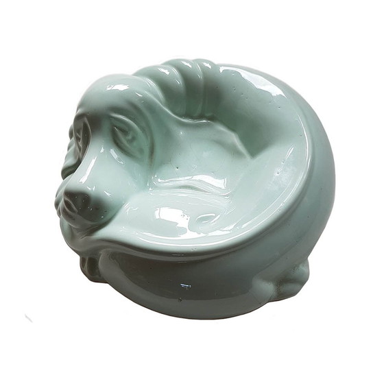 Image 1 of Mid-Century Ceramic Dog Bowl