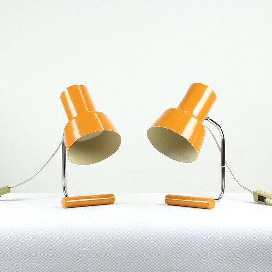 Image 1 of Pair of mid century table lamps by Lidokov, Czechoslovakia 1960s