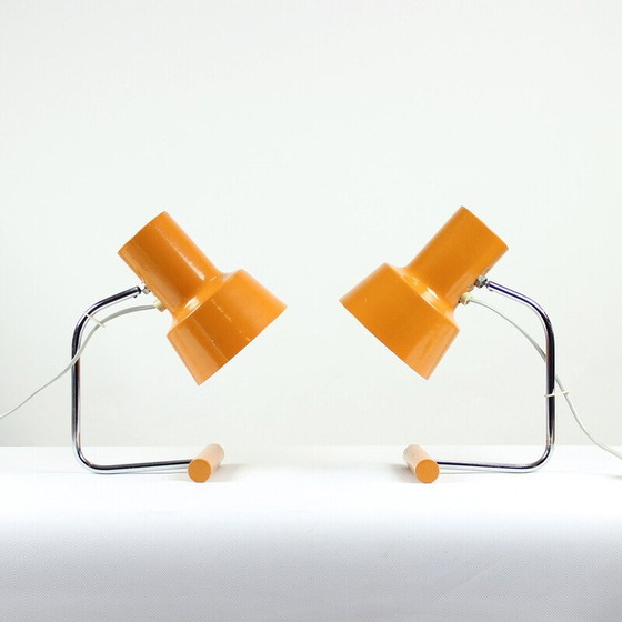 Image 1 of Pair of mid century table lamps by Lidokov, Czechoslovakia 1960s