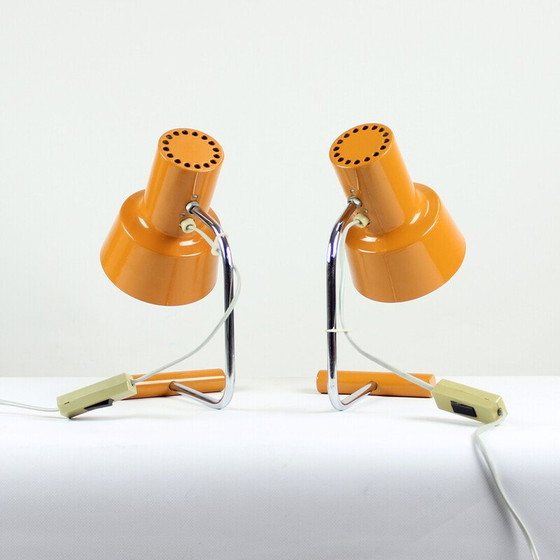 Image 1 of Pair of mid century table lamps by Lidokov, Czechoslovakia 1960s