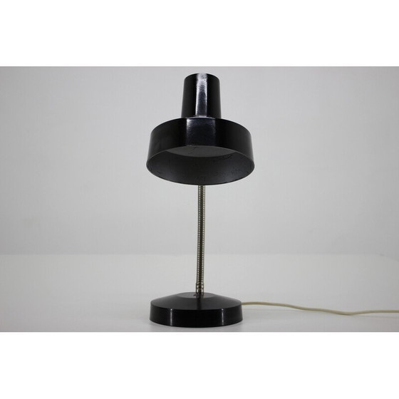 Image 1 of Vintage black bakelite table lamp by Elektrosvit, Czechoslovakia 1950s