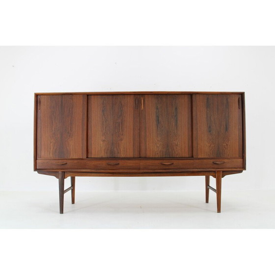 Image 1 of Vintage wooden highboard by H.P.Hansen, Denmark 1960s