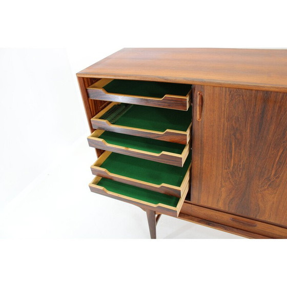 Image 1 of Vintage wooden highboard by H.P.Hansen, Denmark 1960s