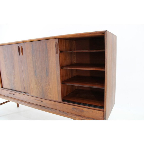 Image 1 of Vintage wooden highboard by H.P.Hansen, Denmark 1960s