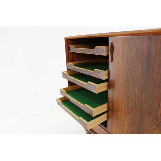 Image 1 of Vintage wooden highboard by H.P.Hansen, Denmark 1960s