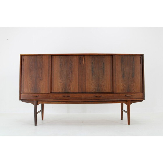 Image 1 of Vintage wooden highboard by H.P.Hansen, Denmark 1960s
