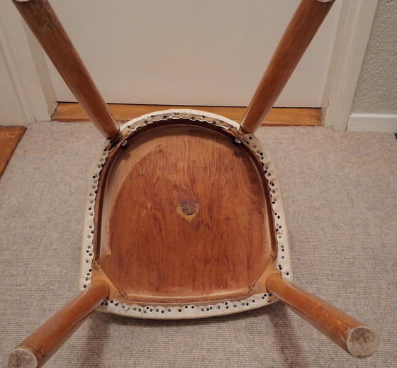 Image 1 of Kitchen Chairs Beechwood 1935 Nv Jac.Levree Wholesale Company Amsterdam, Imported From Roemenia 1930.