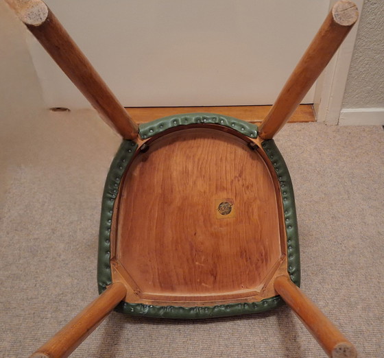 Image 1 of Kitchen Chairs Beechwood 1935 Nv Jac.Levree Wholesale Company Amsterdam, Imported From Roemenia 1930.