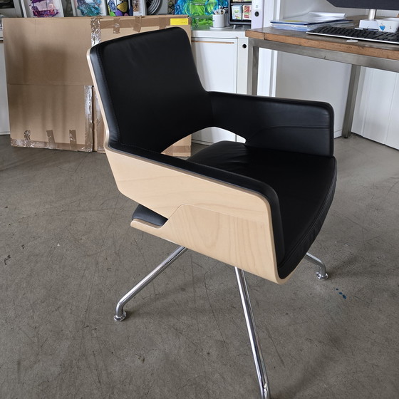 Image 1 of 3x Thonet swivel chair