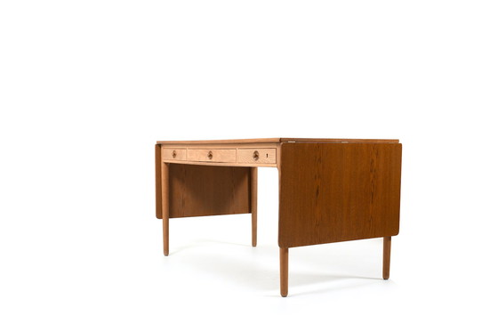 Image 1 of Fine Danish Hans J. Wegner Desk AT-305 Andreas Tuck 1950s.