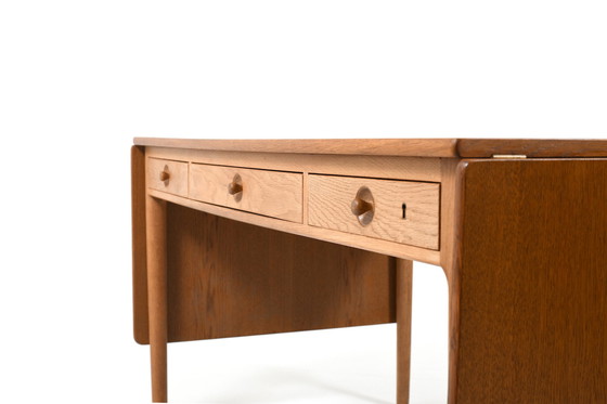 Image 1 of Fine Danish Hans J. Wegner Desk AT-305 Andreas Tuck 1950s.