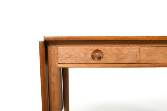 Image 1 of Fine Danish Hans J. Wegner Desk AT-305 Andreas Tuck 1950s.