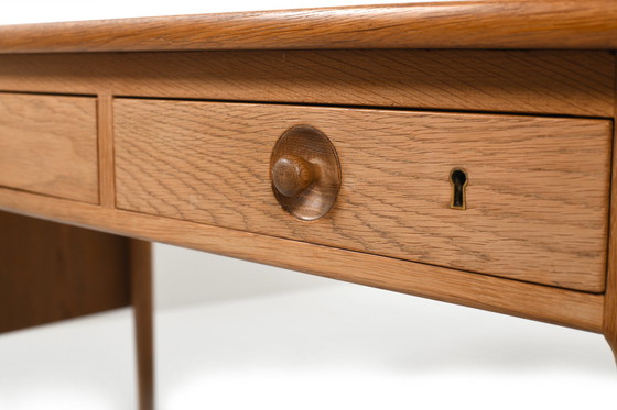 Image 1 of Fine Danish Hans J. Wegner Desk AT-305 Andreas Tuck 1950s.