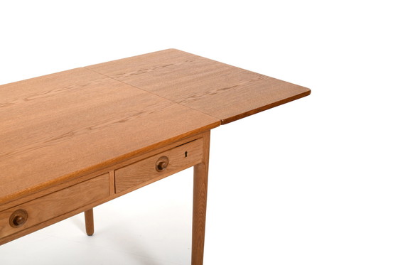 Image 1 of Fine Danish Hans J. Wegner Desk AT-305 Andreas Tuck 1950s.