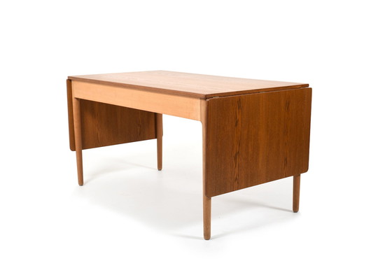 Image 1 of Fine Danish Hans J. Wegner Desk AT-305 Andreas Tuck 1950s.