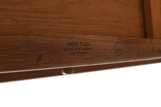 Image 1 of Fine Danish Hans J. Wegner Desk AT-305 Andreas Tuck 1950s.