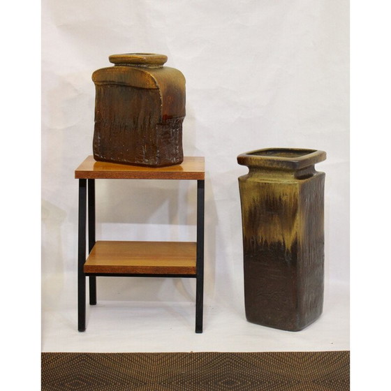 Image 1 of Pair of vintage ceramic vases by Heiner Balzar for Steuler, Germany 1970