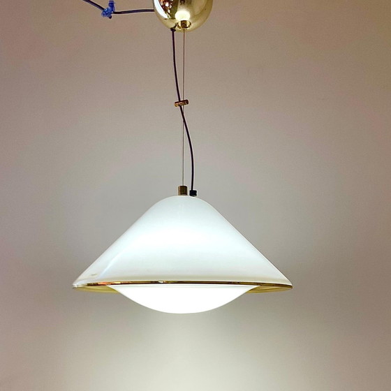 Image 1 of Lampada a sospensione Space Age Iguzzini &quot;Elpis&quot;, Harvey Guzzini, Italia anni &#39;70