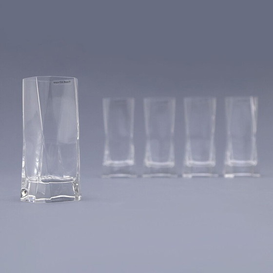 Image 1 of Set of 5 vintage glasses by Cini Boeri for Arnolfo di Cambio, 1970s