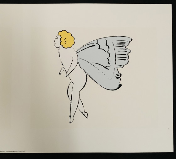 Image 1 of Andy Warhol: "I Love You So, Triptych, 1957". Signed In the Plate.