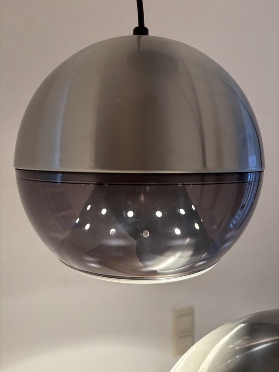 Image 1 of Vintage Dijkstra Cluster Lamp Three Bulbs 1970s