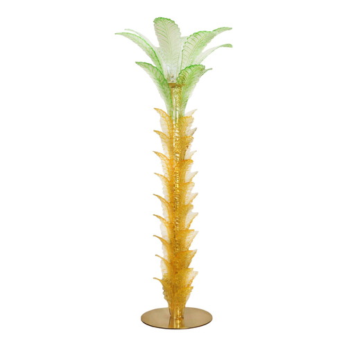 Palm Lamp, Murano Glass, Italian Design, 1970S, Manufacture: Italy