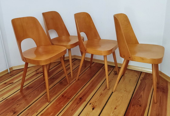 Image 1 of Czechoslovakian Chairs By O. Haerdtl For Ton, 1960S, Set Of 4