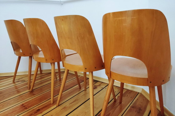 Image 1 of Czechoslovakian Chairs By O. Haerdtl For Ton, 1960S, Set Of 4