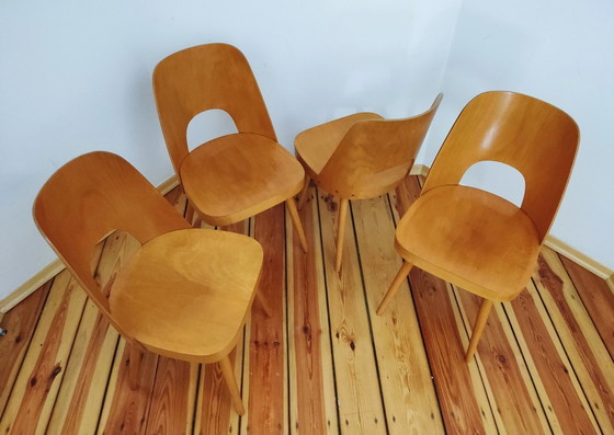 Image 1 of Czechoslovakian Chairs By O. Haerdtl For Ton, 1960S, Set Of 4