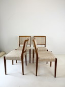 Chaises en teck (ensemble de 4)