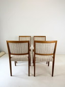 Chaises en teck (ensemble de 4)