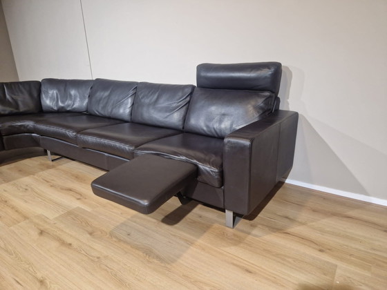 Image 1 of Cor Conseta Corner Sofa Brown Leather Design Friedrich Wilhelm Möller