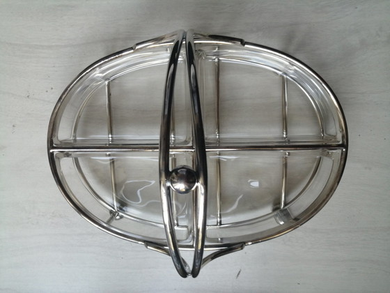 Image 1 of Wiskeman silver plated aperitif tray