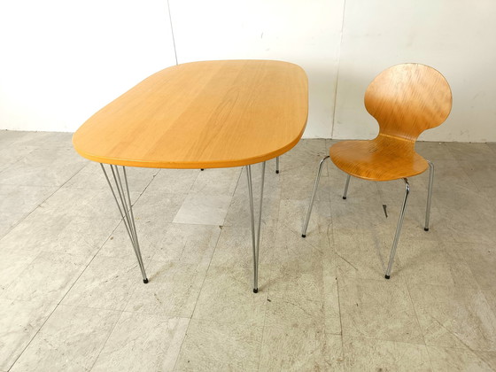 Image 1 of Set da pranzo scandinavo vintage di Erik Jorgensen