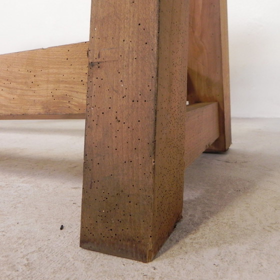 Image 1 of Oak Workbench 2 Meter Long, 1950s