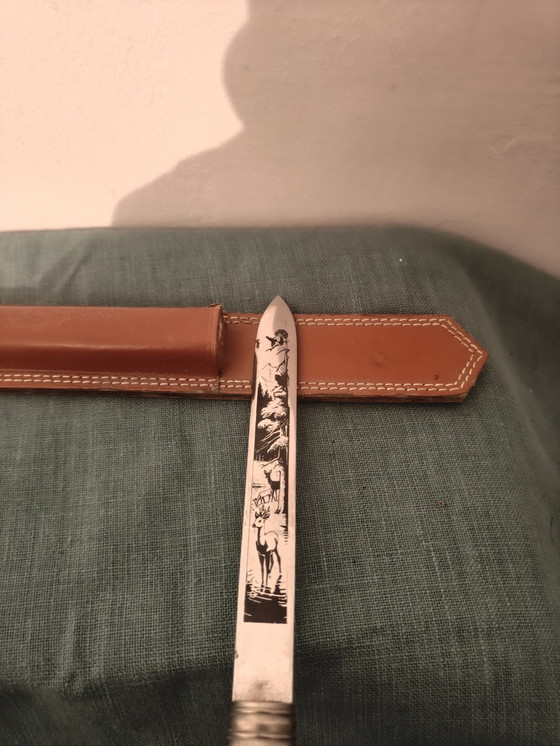 Image 1 of Tagliacarte vintage con piede di porco