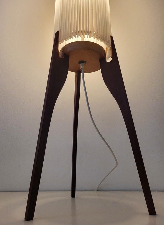 Image 1 of Danish Teakhoten Tripod Rocket Floor Lamp From 1960